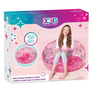 Make It Real Three Cheers For Girls Inflatable Sparkle Chair