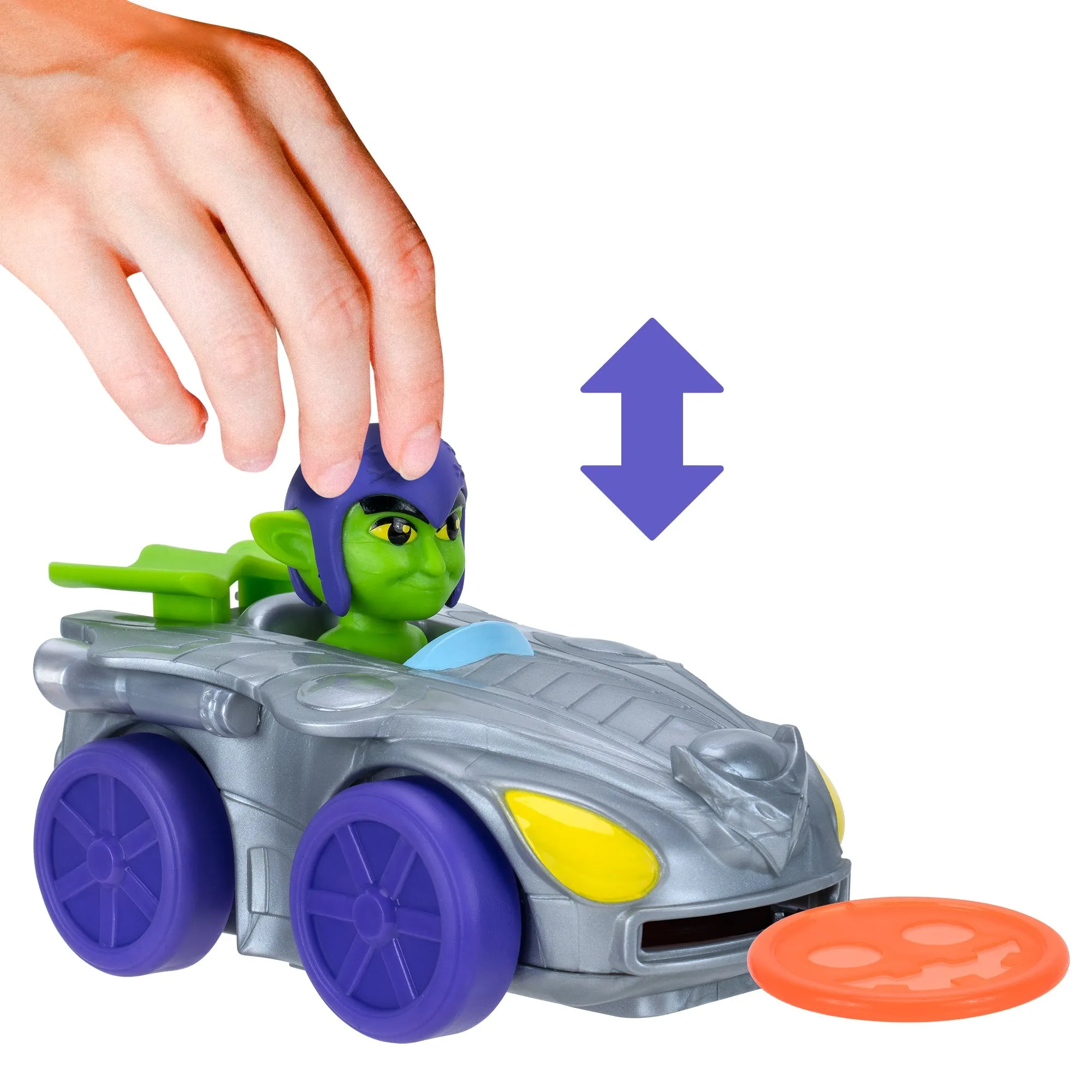 Marvel Spidey & His Amazing Friends Disc Dashers Vehicle Green Goblin