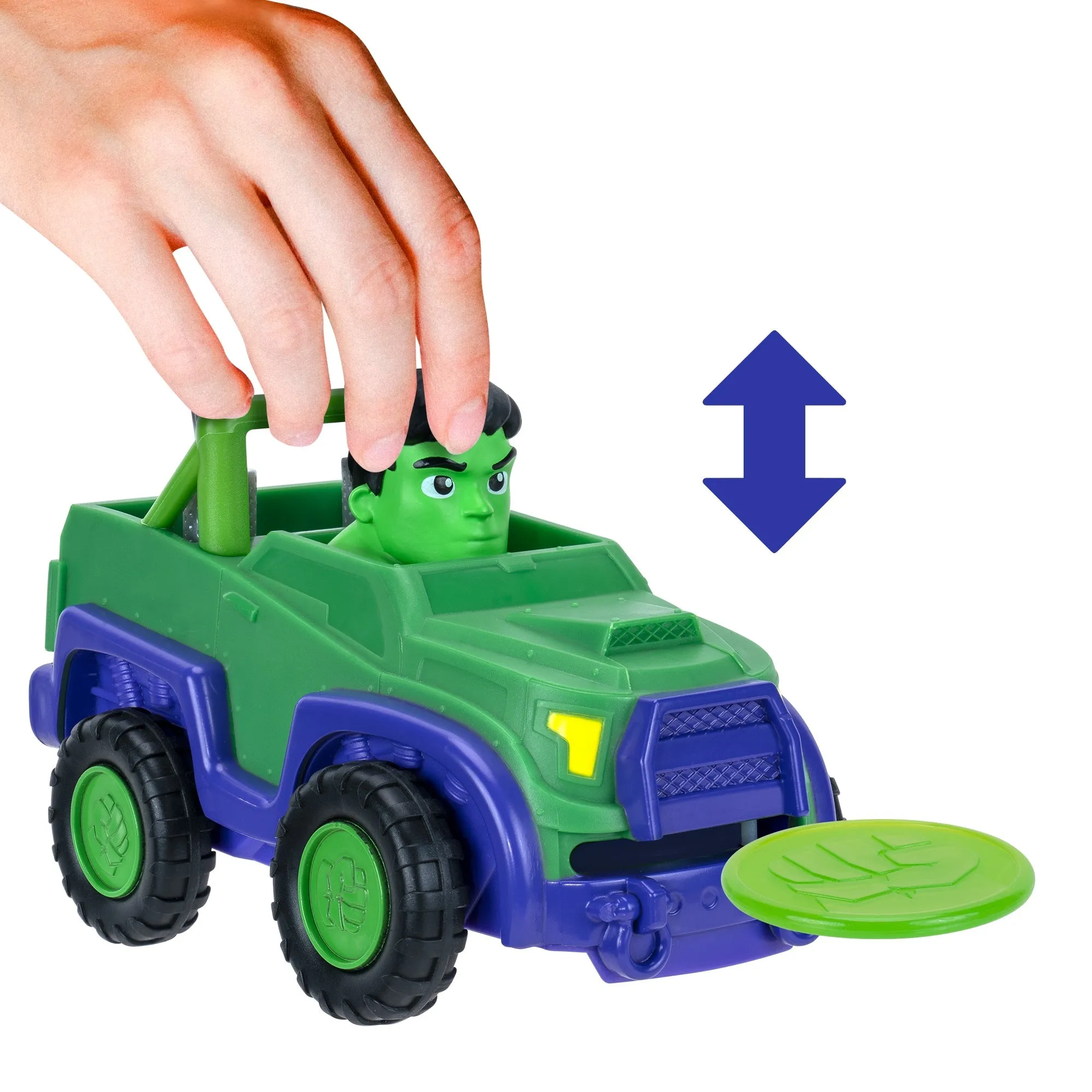 Marvel Spidey & His Amazing Friends Disc Dashers Vehicle Hulk