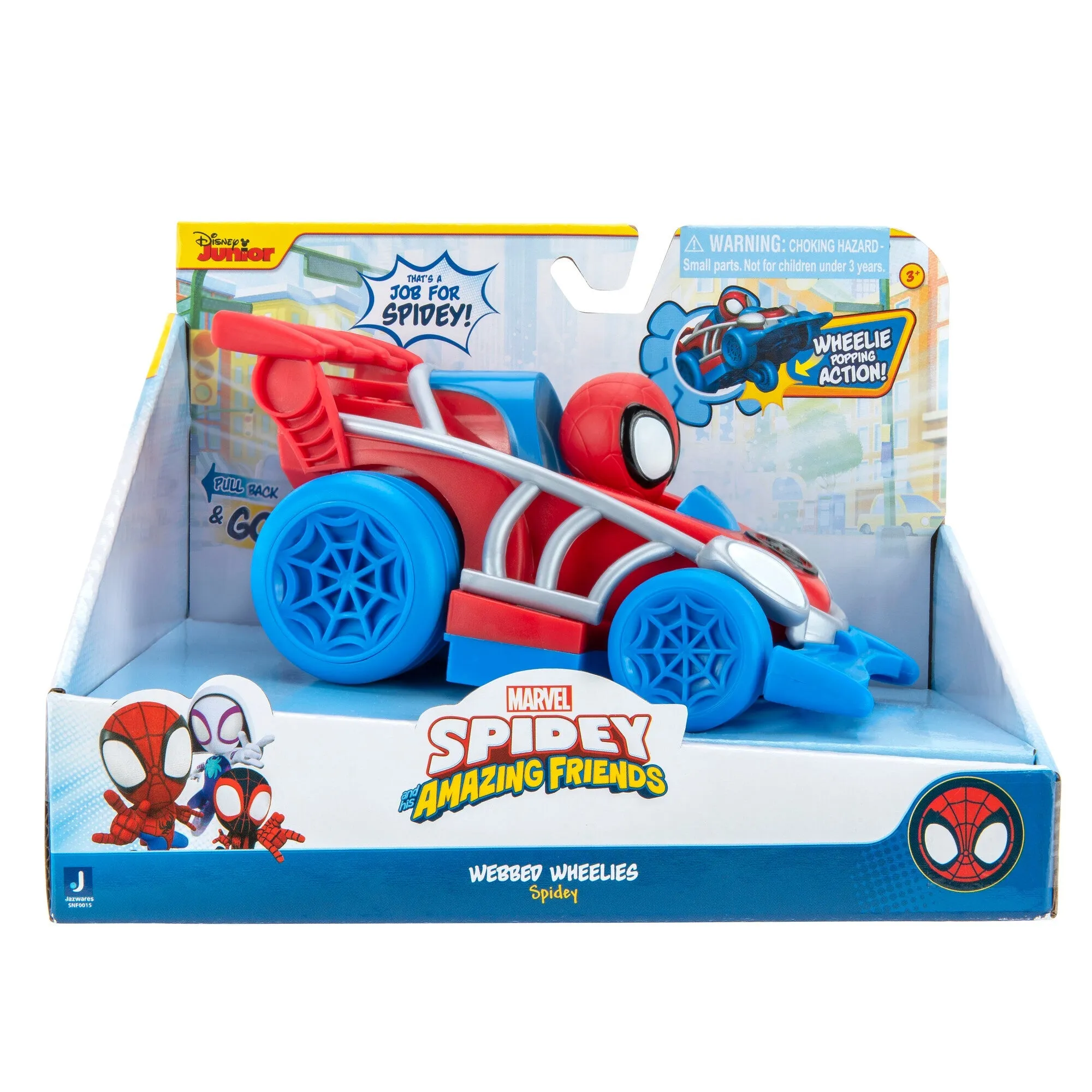 Marvel Spidey & His Amazing Friends Webbed Wheelies Vehicle Spidey