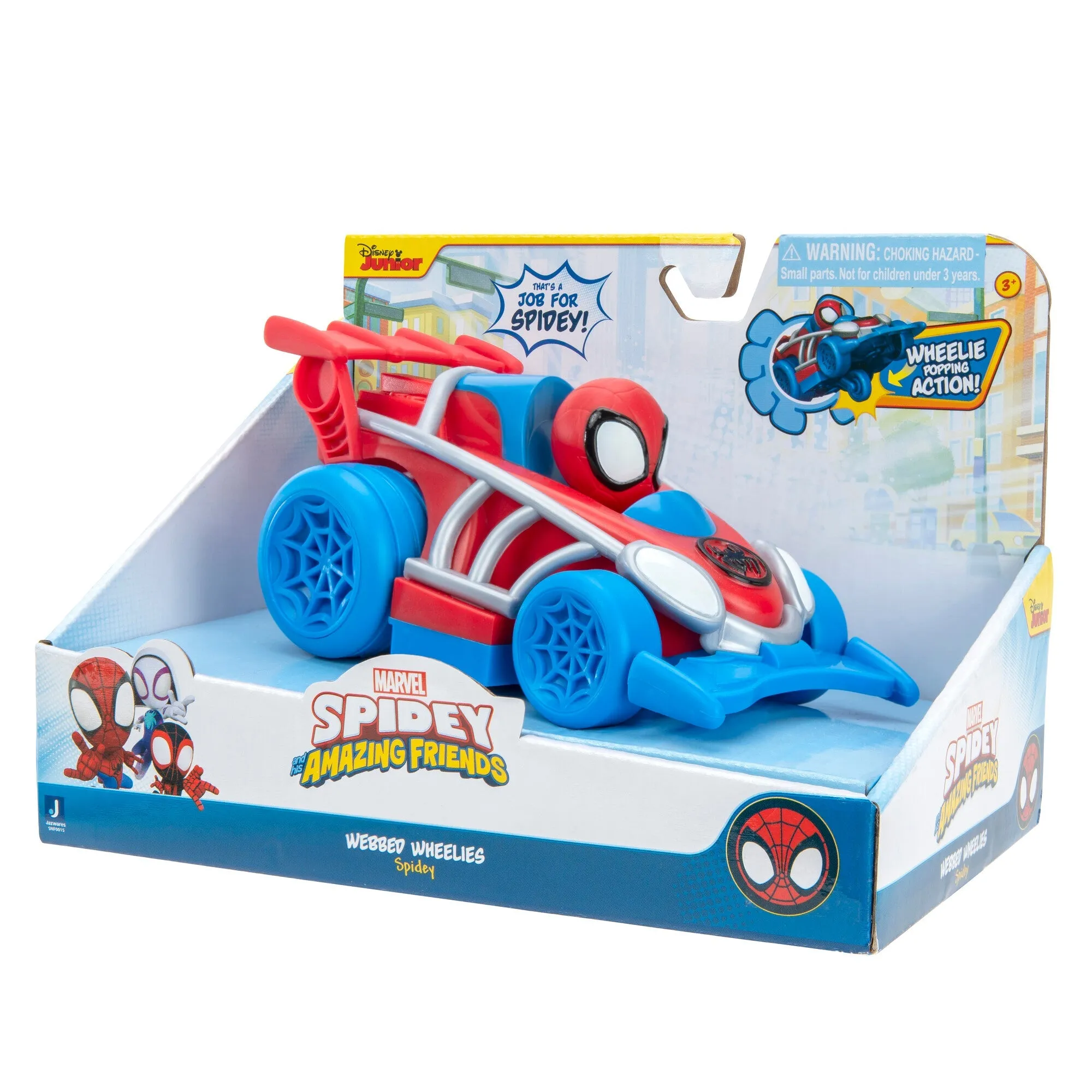 Marvel Spidey & His Amazing Friends Webbed Wheelies Vehicle Spidey