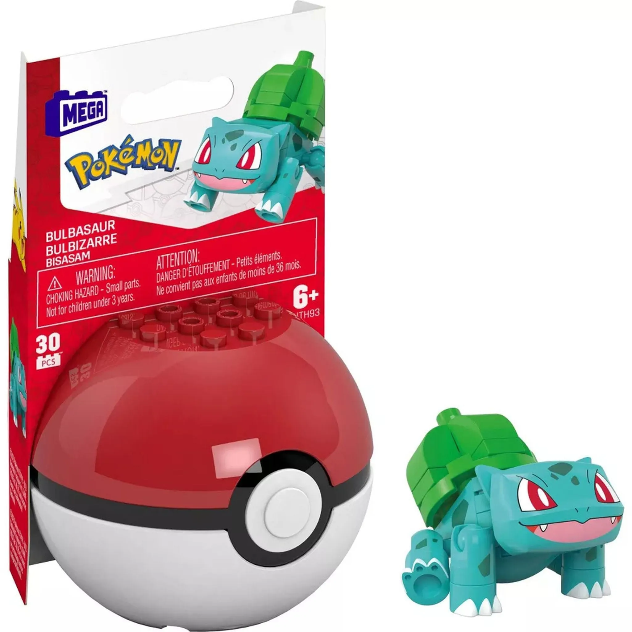 MEGA Construx Pokemon Evergreen Poke Ball - Bulbasaur