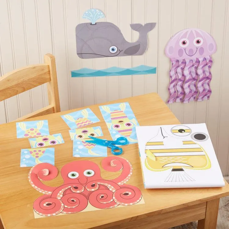 Melissa & Doug Sea Life Scissor Skills Activity Pad