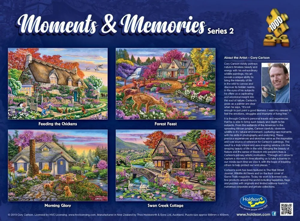 Moments & Memories Morning Glory 1000 Piece Puzzle
