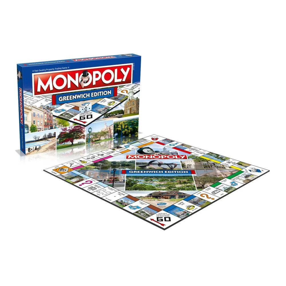 Monopoly Greenwich Edition - The Fast-Dealing Property Trading Board Game