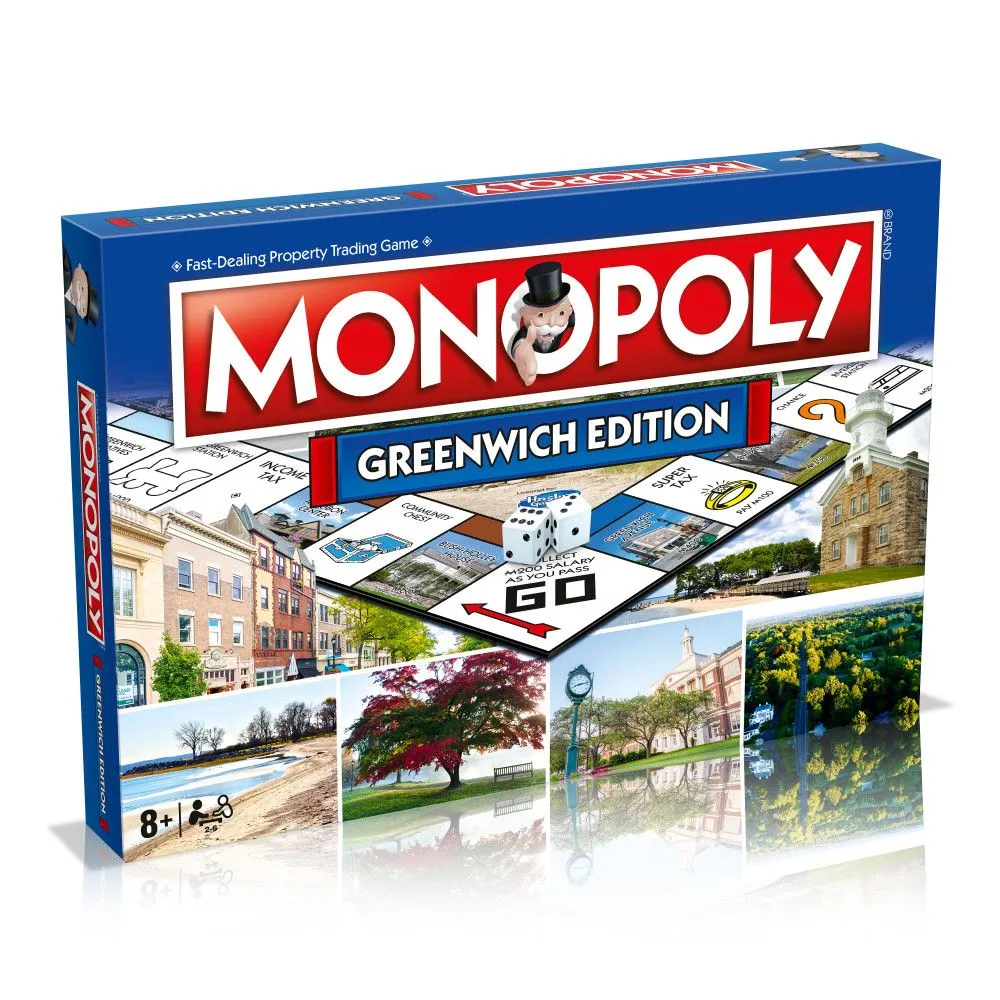 Monopoly Greenwich Edition - The Fast-Dealing Property Trading Board Game