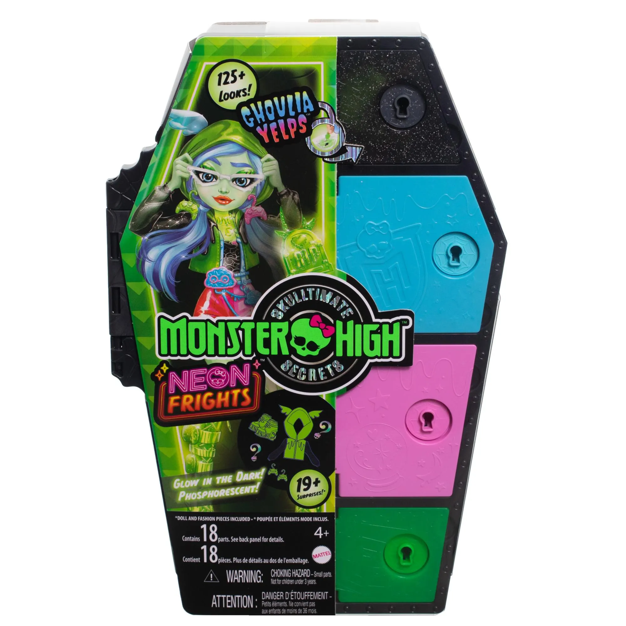 Monster High Skulltimate Secrets Neon Frights Doll - Ghoulia