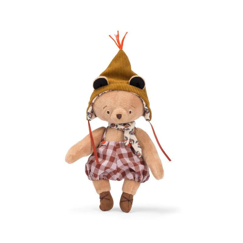 Moulin Roty Les Minouchkas Emile The Bear in Illustrated Gift Box