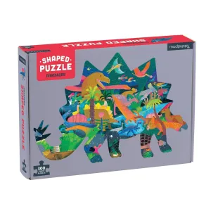 Mud Puppy Dinosaurs 300 Piece Shaped Scene Puzzle