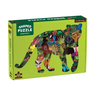 Mud Puppy Rainforest 300 Piece Shaped Scene Puzzle