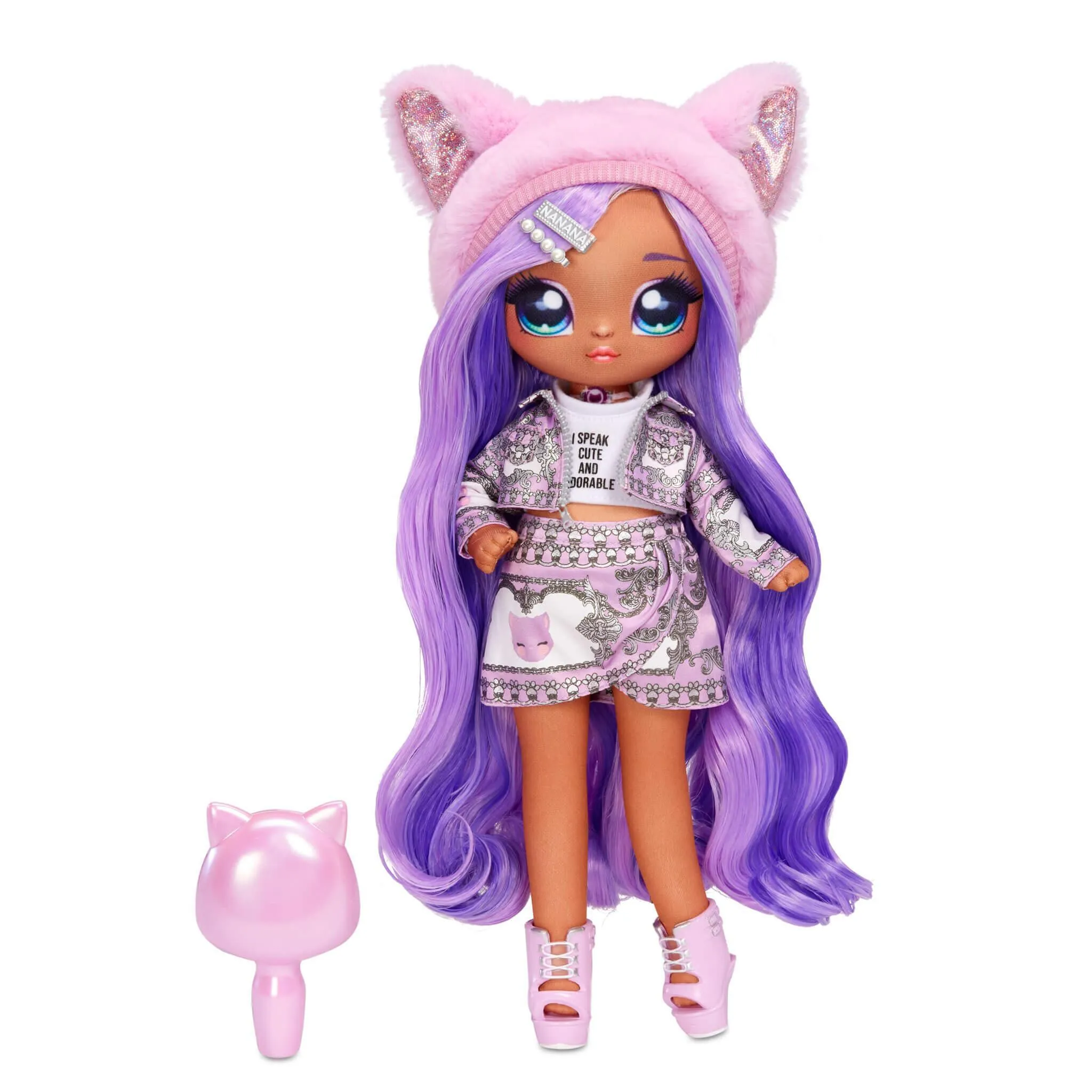 Na! Na! Na! Surprise Family Soft Lavender Kitty Family Doll Set