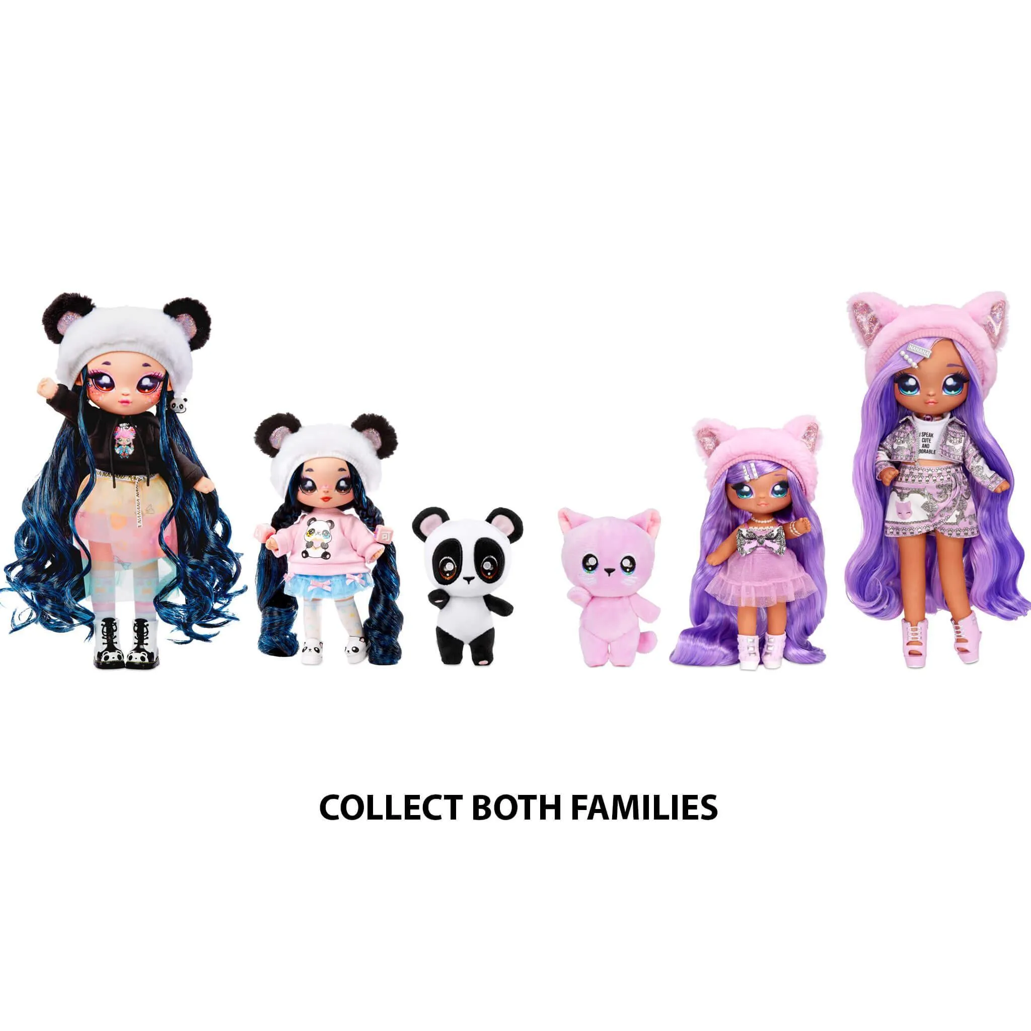 Na! Na! Na! Surprise Family Soft Panda Family Doll Set