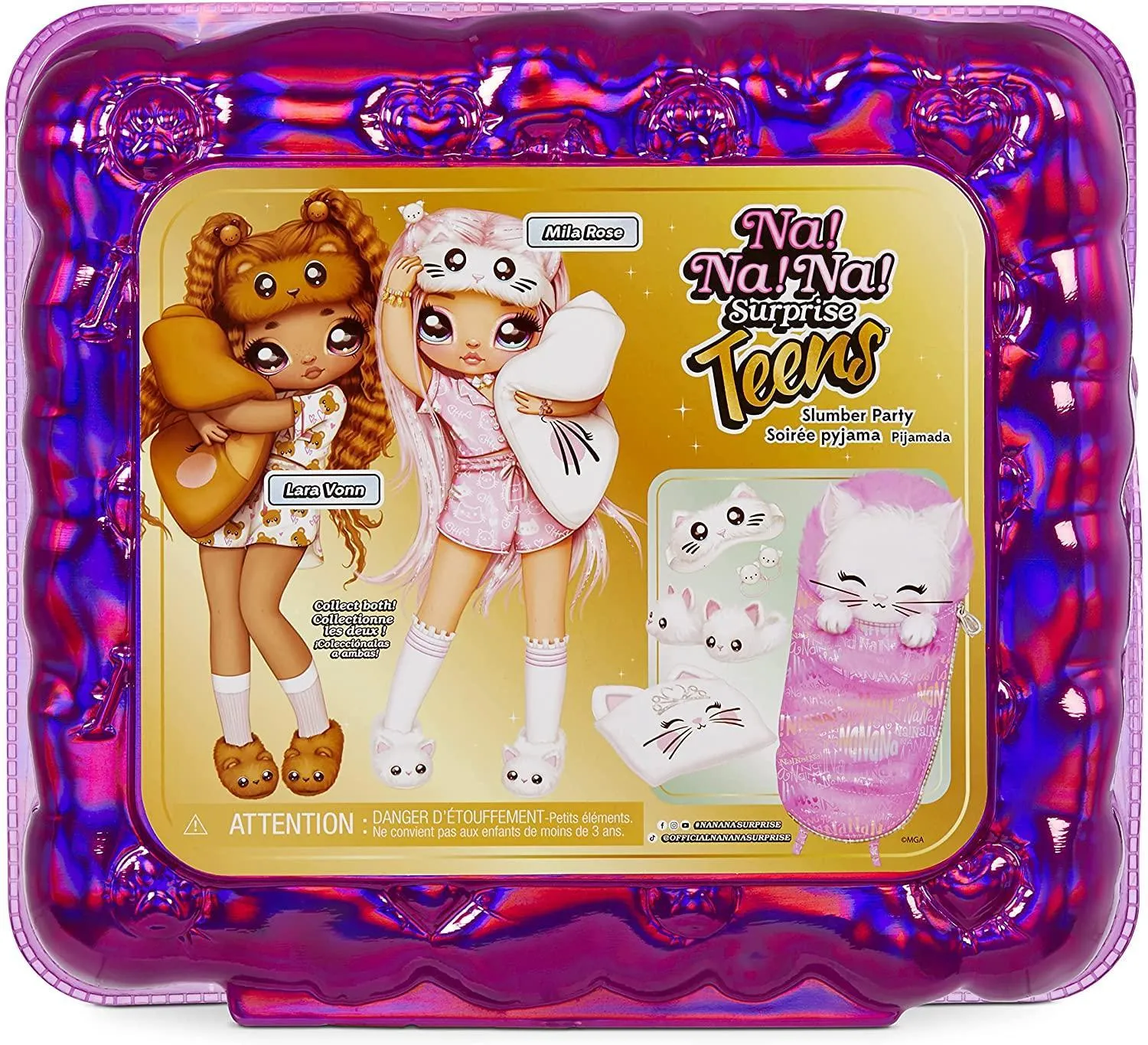 Na! Na! Na! Surprise Teens Mila Rose Persian Kitty Fashion Doll Playset
