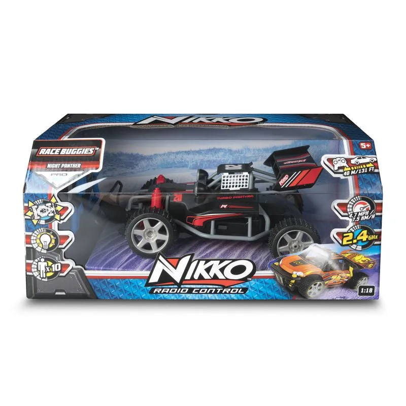 Nikko 1:18 Remote Control Race Buggies Night Panther