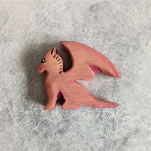 NOM Handcrafted | Small Dragon Pink