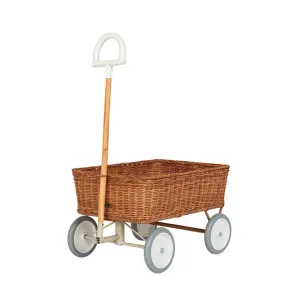 Olli Ella Rattan Wonder Wagon - Natural