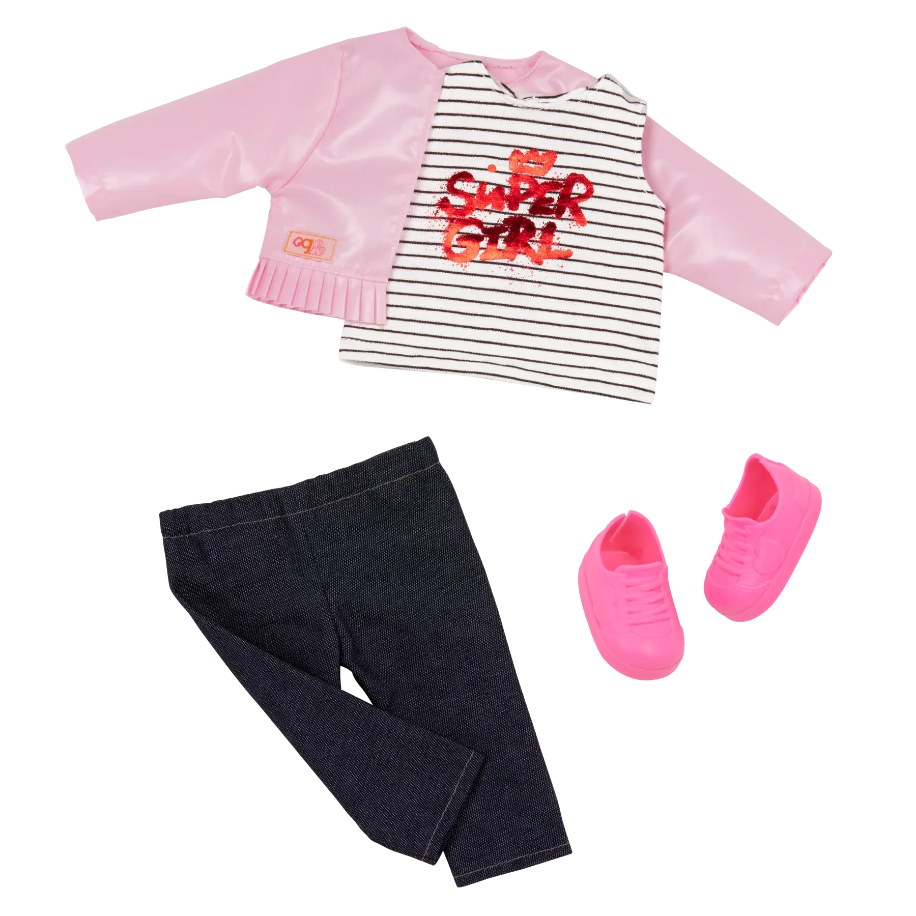 Our Generation 18 Inch Regular Doll With Jacket & Jeans Elena