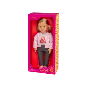 Our Generation 18 Inch Regular Doll With Jacket & Jeans Elena