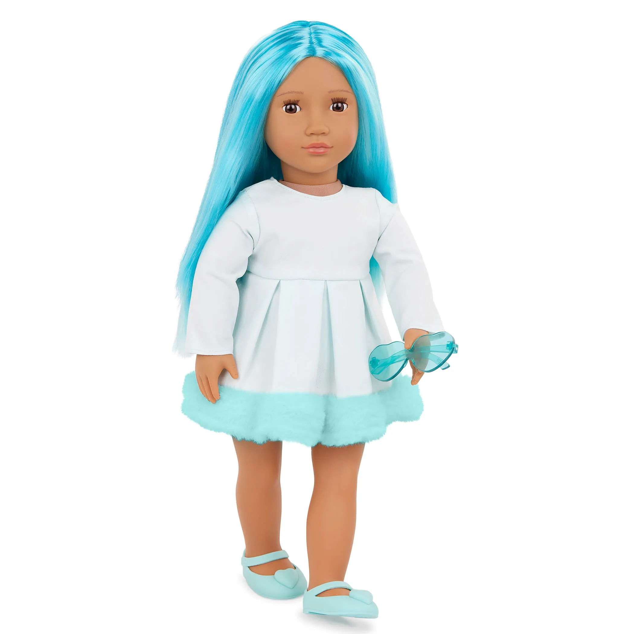 Our Generation 18 Inch Regular Doll With Multicoloured Hair Capri