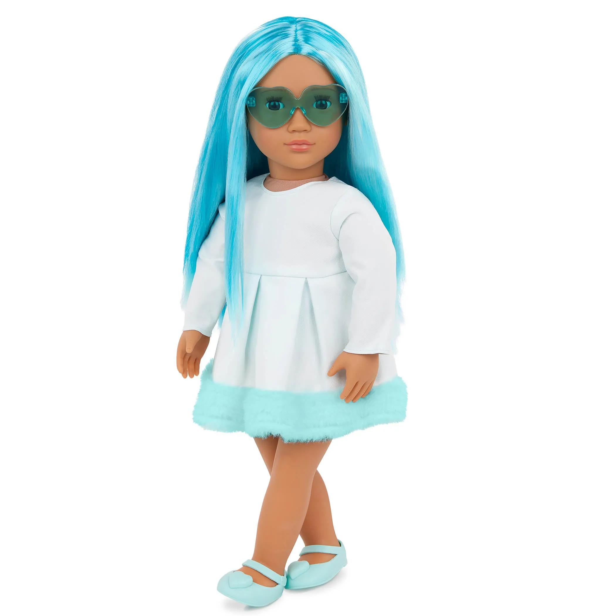 Our Generation 18 Inch Regular Doll With Multicoloured Hair Capri