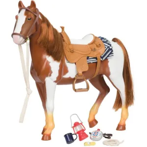 Our Generation 20Inch(50cm) Pinto Horse Trail Riding Horse