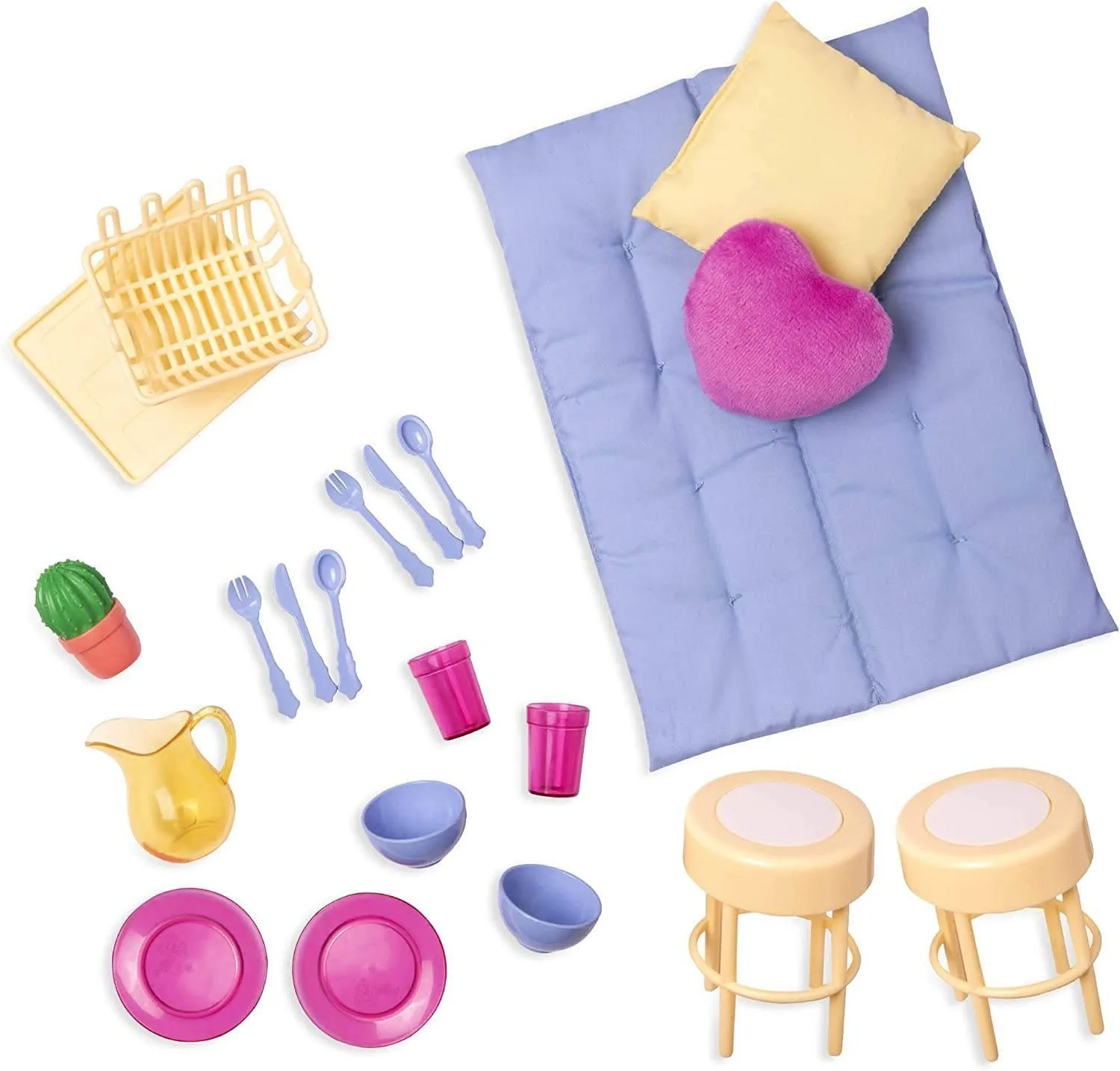 Our Generation Dolls Pink Caravan Playset