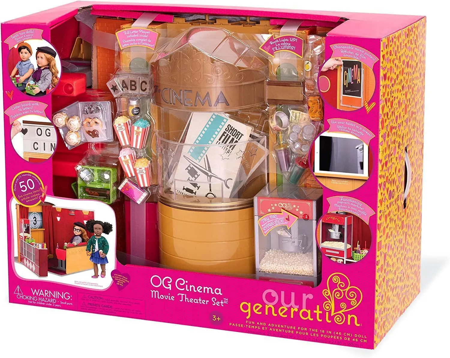 Our Generation OG Cinema Movie Theatre Set