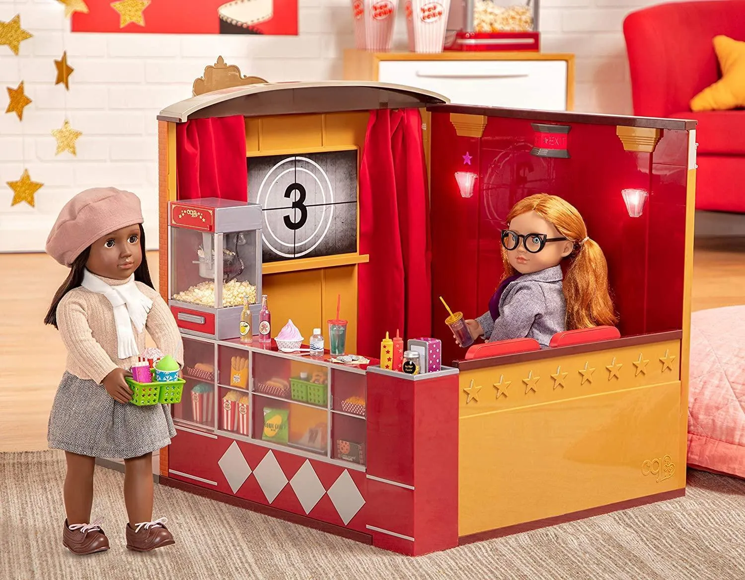 Our Generation OG Cinema Movie Theatre Set