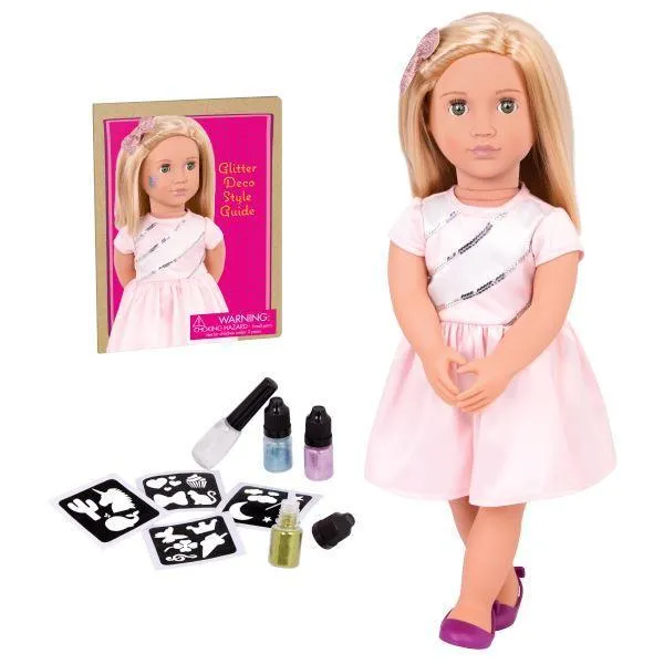 Our Generation Rosalyn Deco Doll with Glitter Tattoos 46 cm