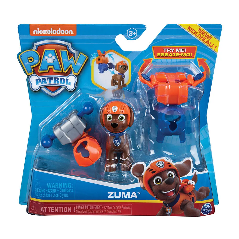 PAW Patrol Action Pack Pup Zuma With Backpacks