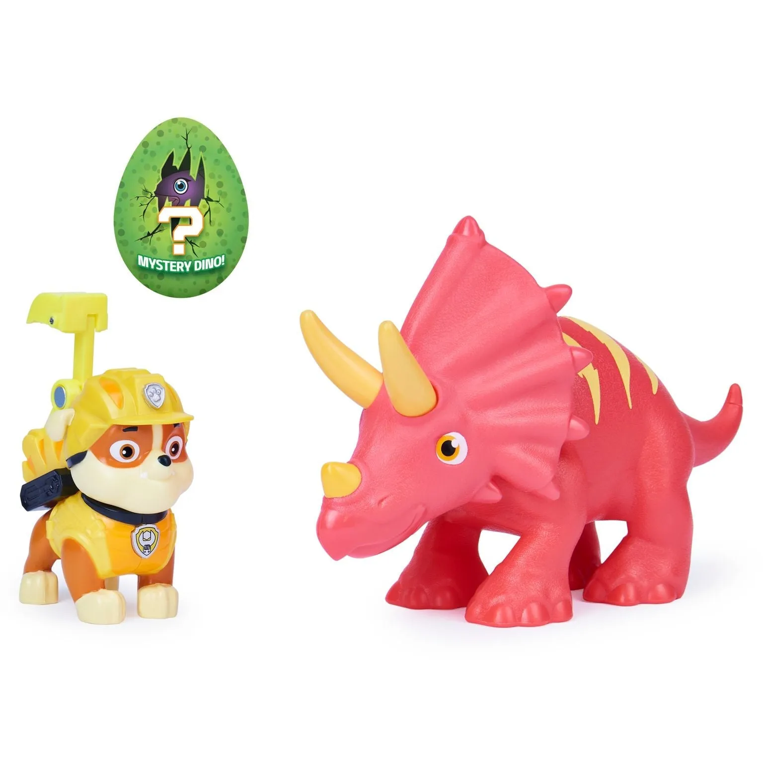 PAW Patrol Dino Rescue Pups Rubble And Triceratops