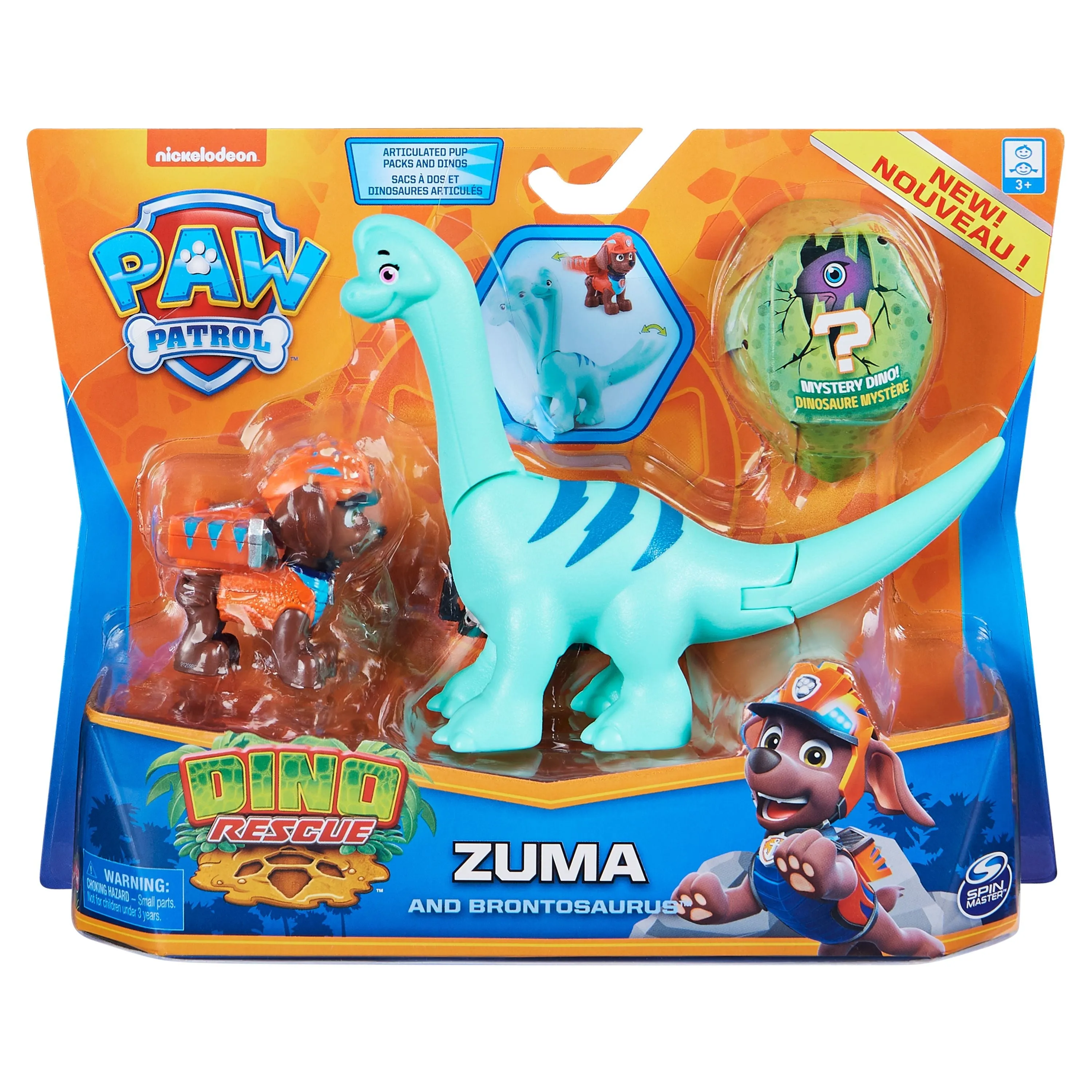 PAW Patrol Dino Rescue Pups Zuma And Brontosaurus