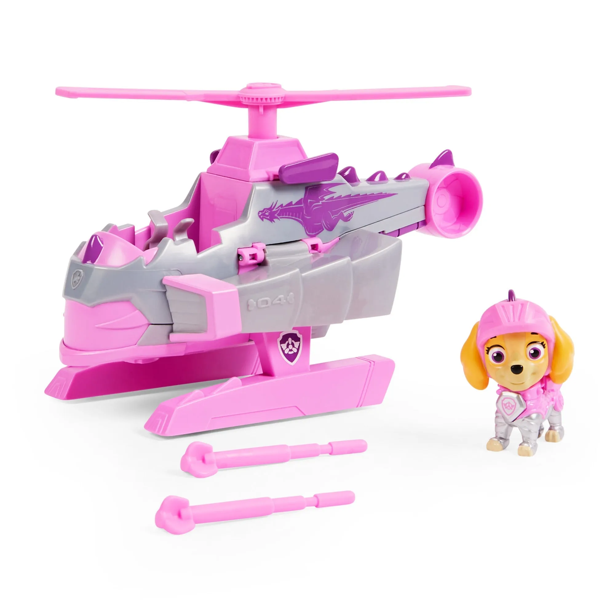 PAW Patrol Rescue Knights Themed Deluxe Vehicles Skye