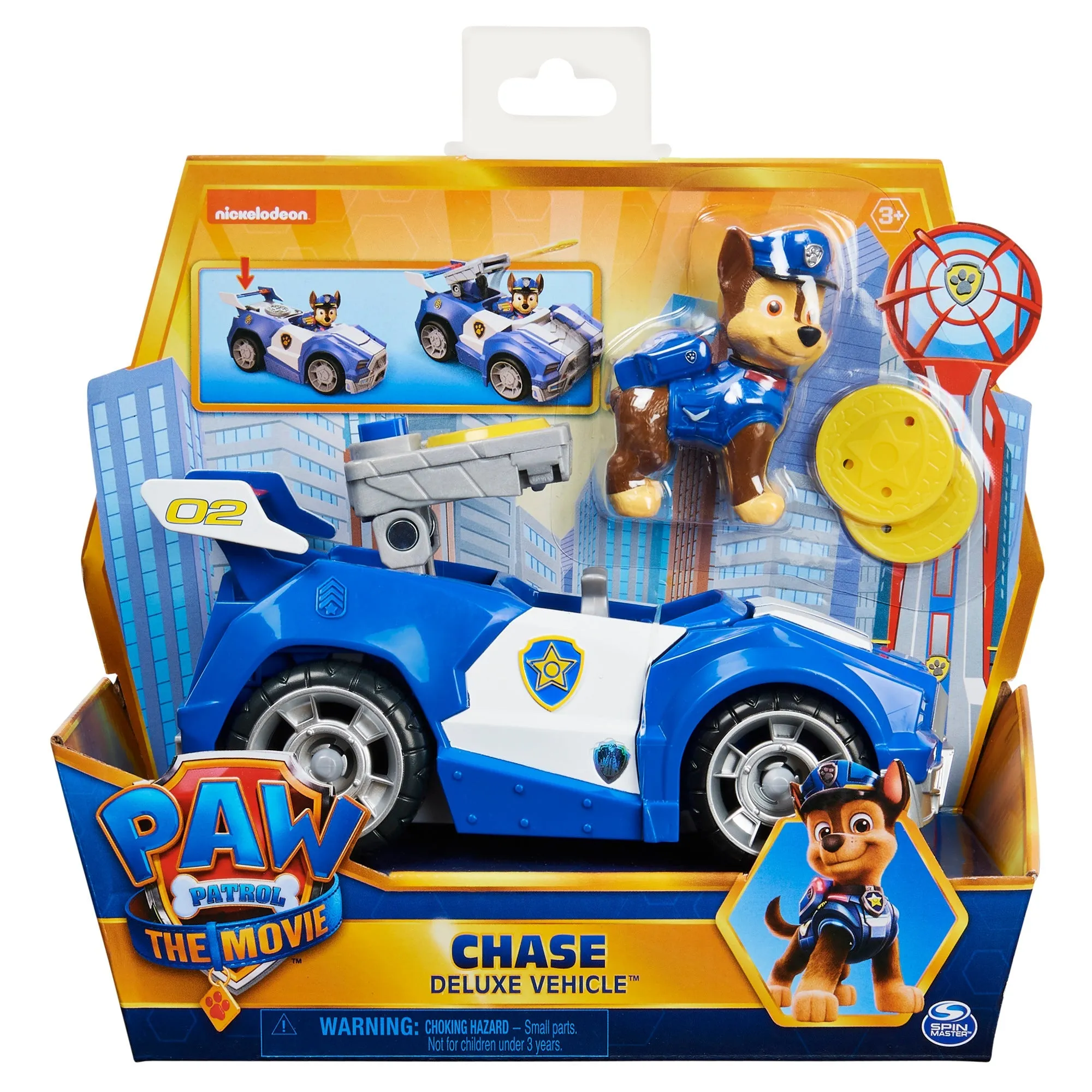 PAW Patrol The Movie Themed Vehicle Chase Deluxe Vehicle