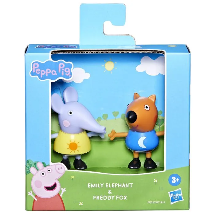 Peppa Pig Peppa's Best Friends Figures Emily Elephant & Freddy Fox