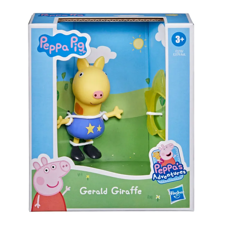 Peppa Pig Peppa's Fun Friends Figures Gerald Giraffe With Gold Mask