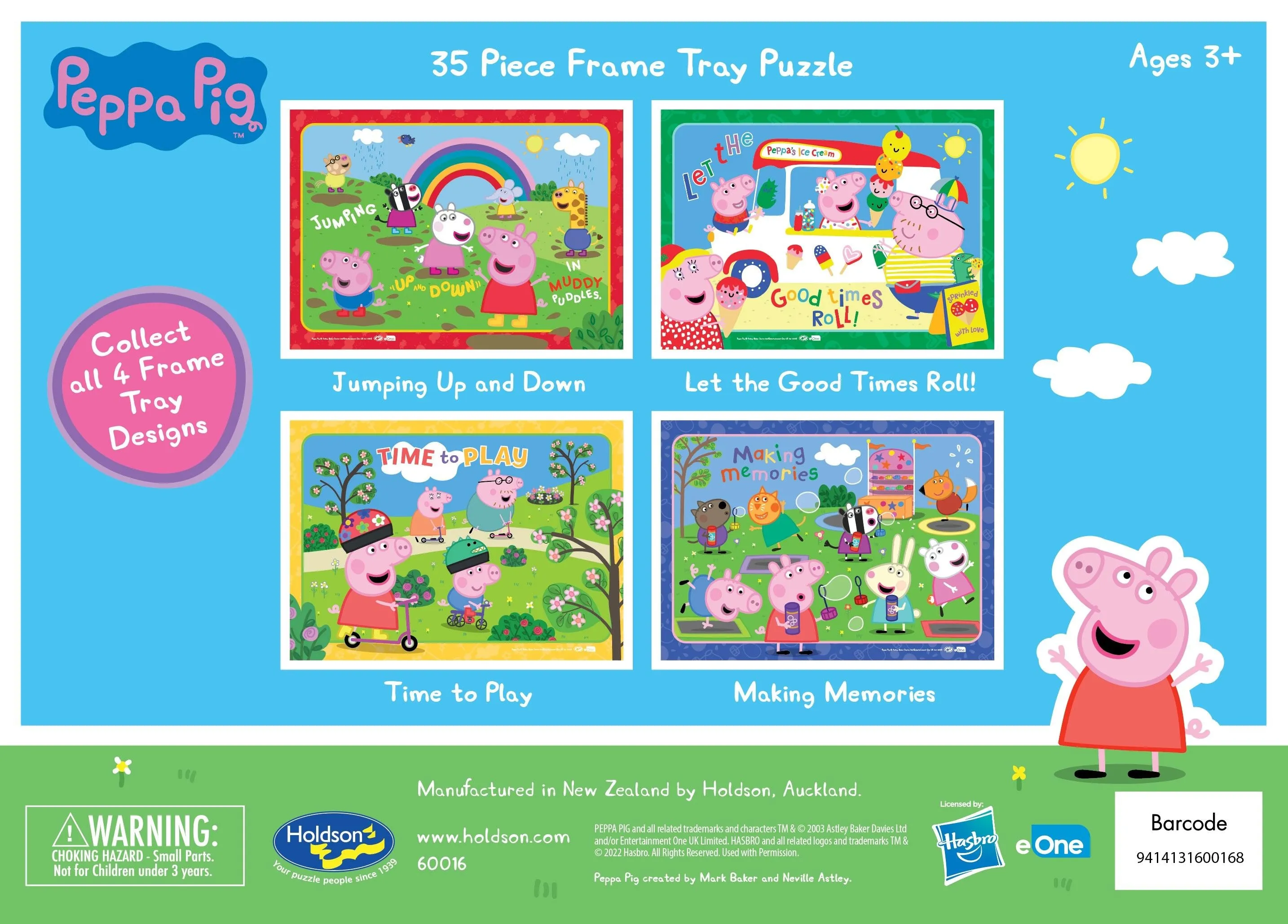 Peppa Pig Series 4 35 Piece Frame Tray Puzzle Assorted Styles