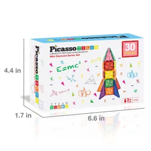 Picasso Tiles 30Pc Mini Tile Magnetic