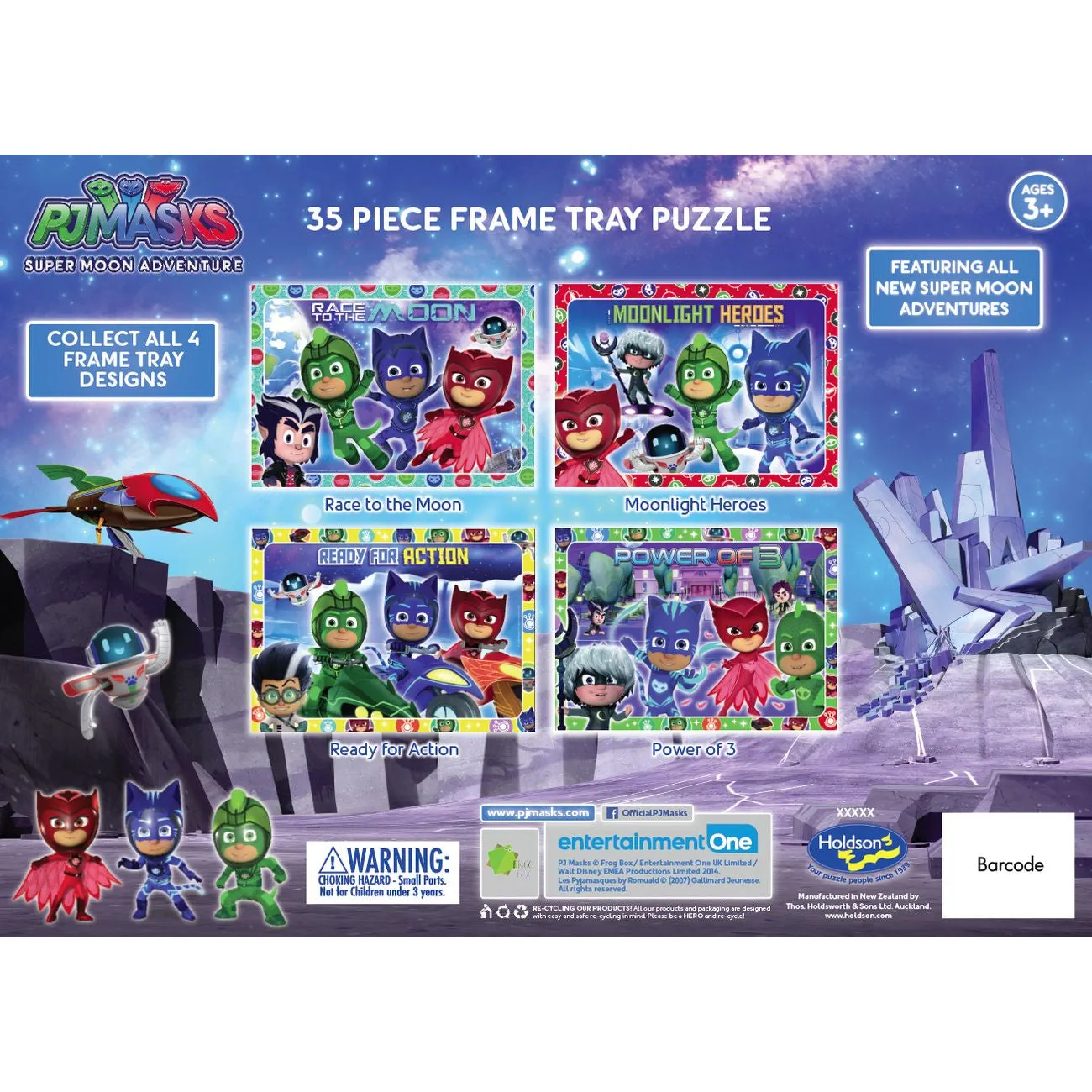 Pj Masks 35 Piece Frame Tray Puzzle Assorted Styles