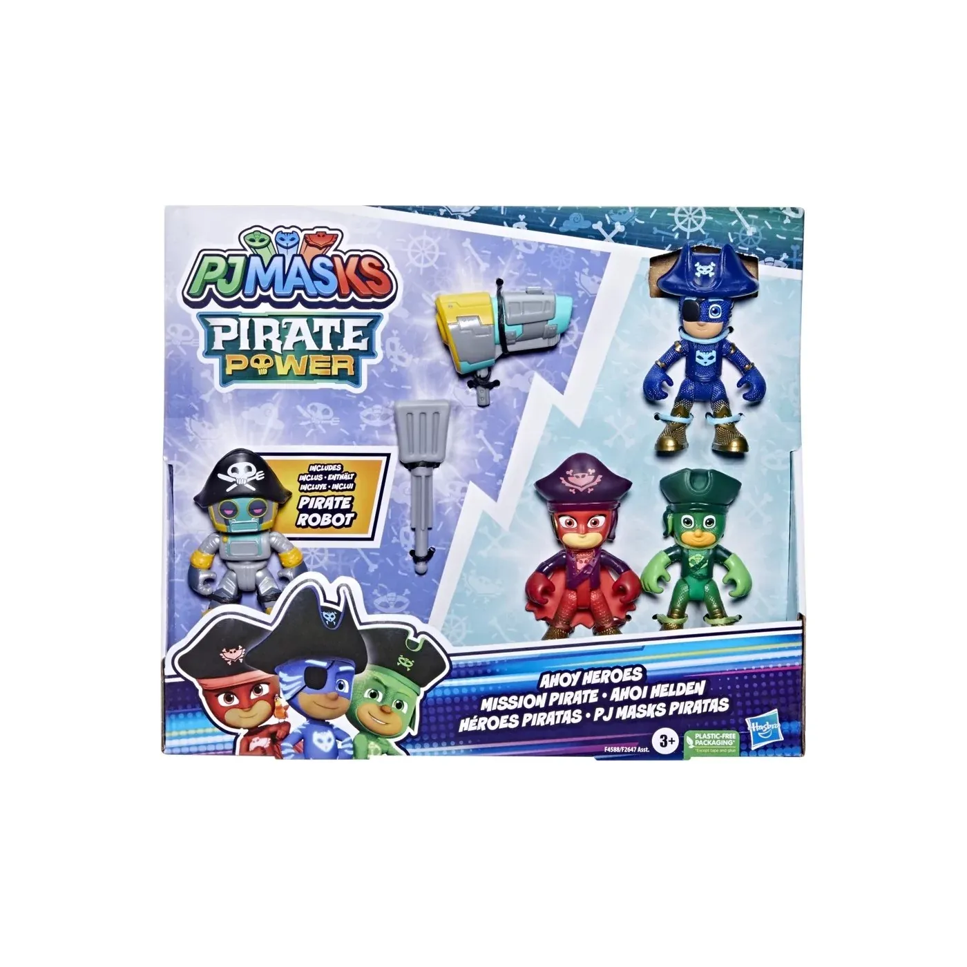 Pj Masks Pirate Power Hero Vs Villain 4 Pack