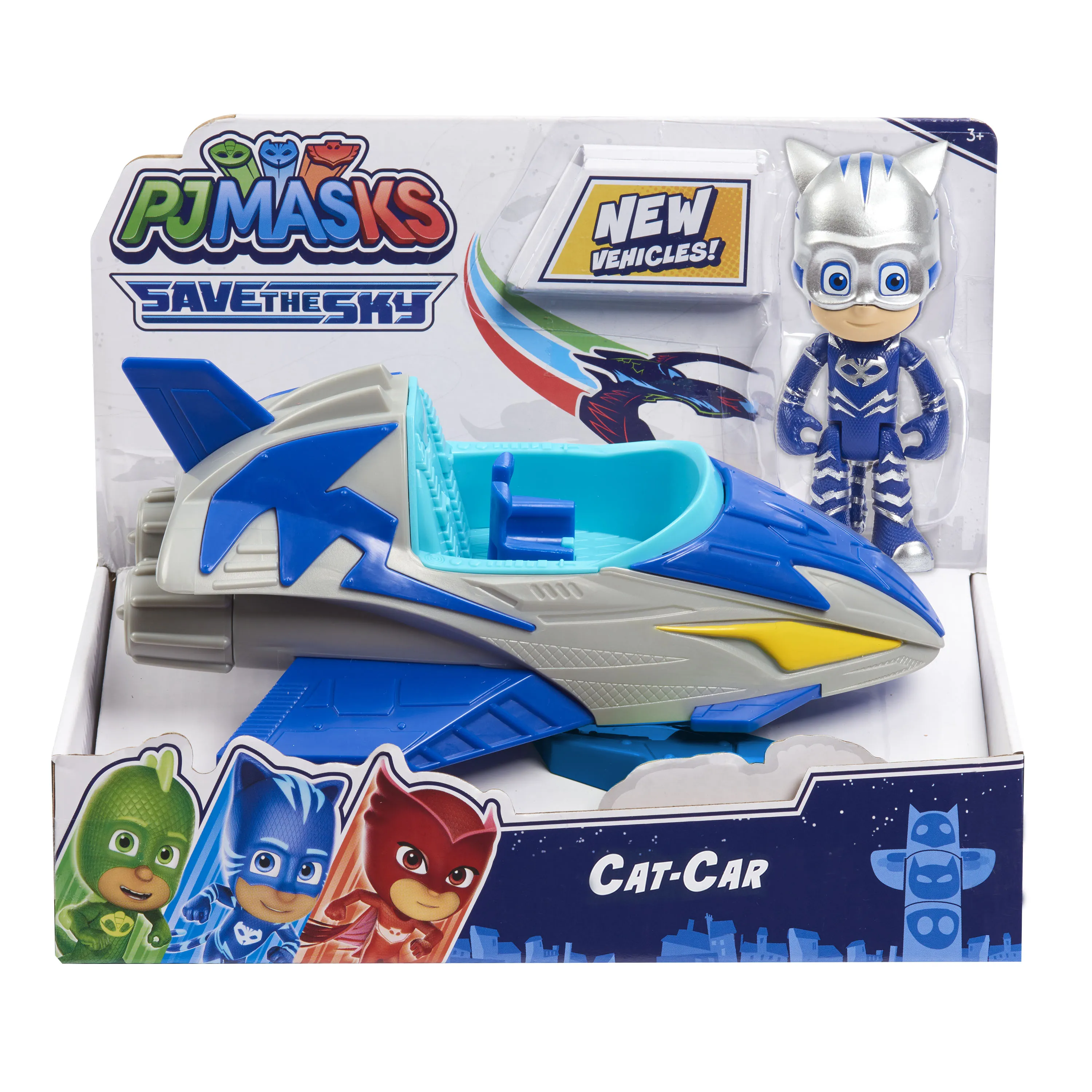 Pj Masks Save The Sky Vehicle Cat-Car