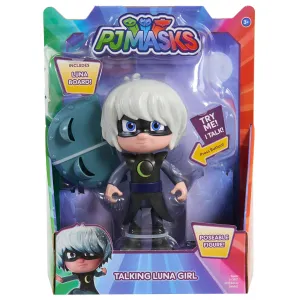 Pj Masks Talking Light Up Figure Luna Girl With Lunar Board