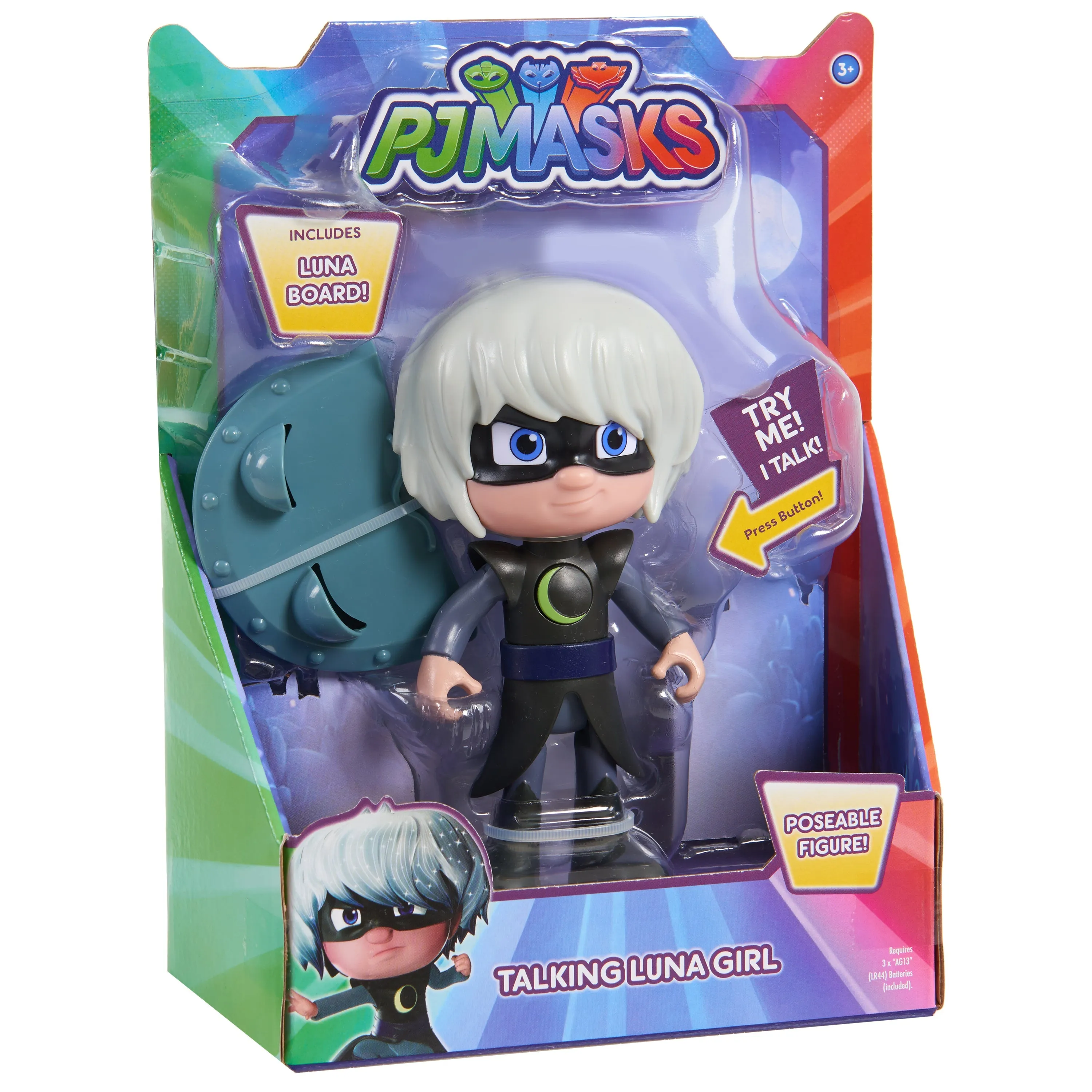 Pj Masks Talking Light Up Figure Luna Girl