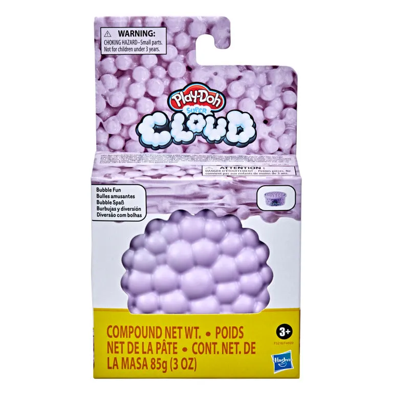 Play-Doh Super Cloud Bubble Fun Single Can Purple