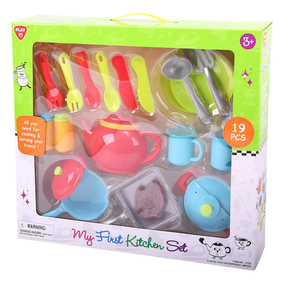 Playgo Toys Ent. Ltd. My First Kitchen Set 19 Piece