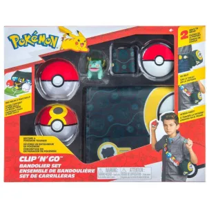 Pokemon Clip N Go Bandolier Set With Bulbasaur
