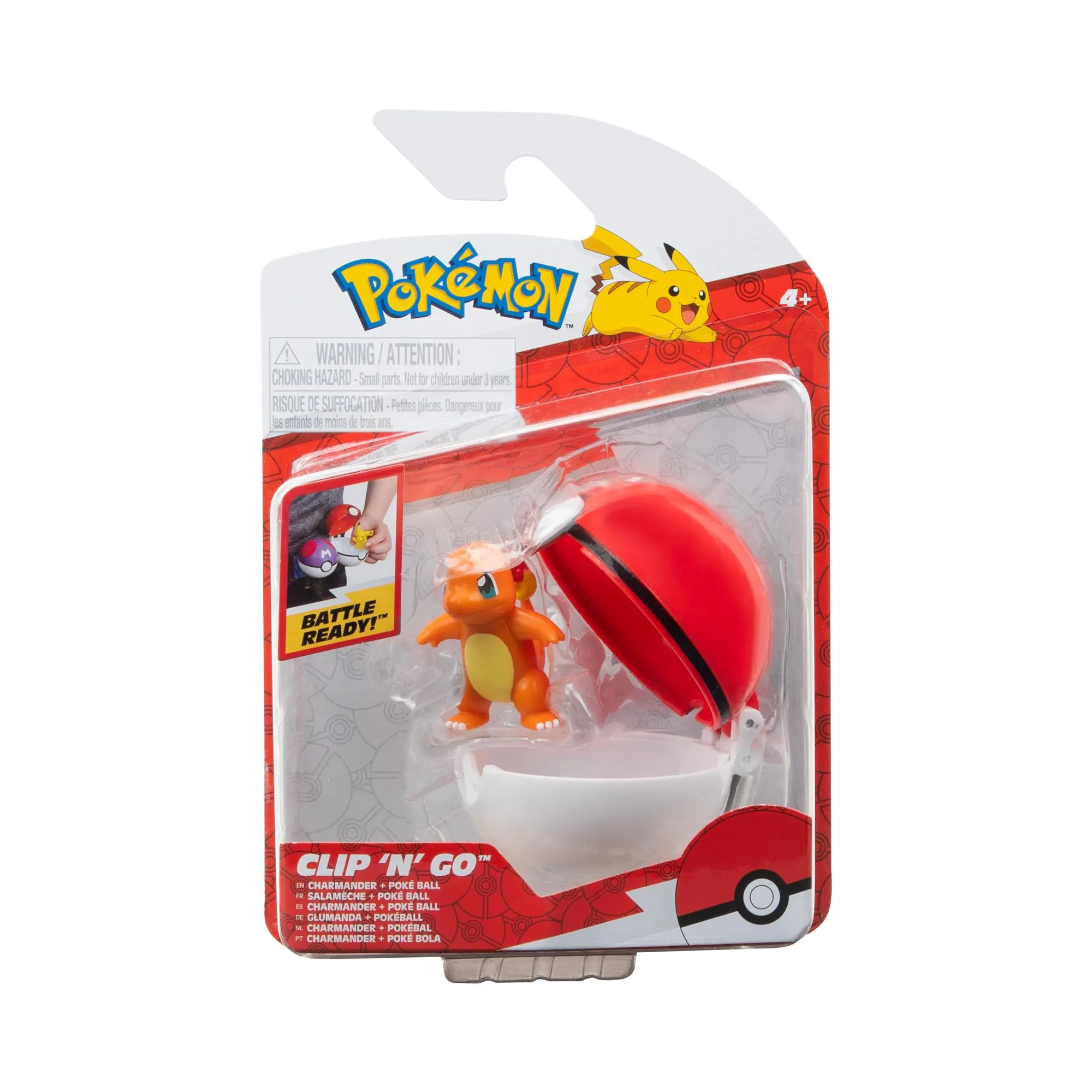 Pokemon Clip N Go Charmander & Poke Ball