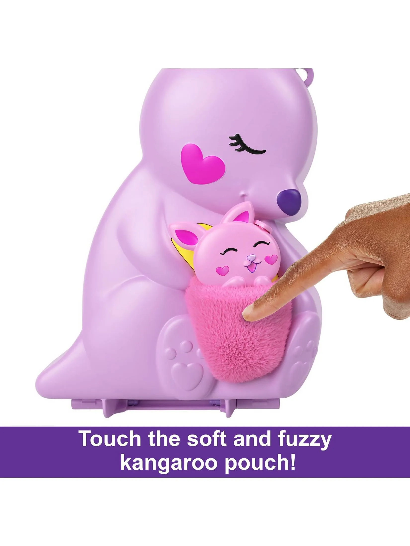 Polly Pocket Mama & Joey Kangaroo Wearable Compact