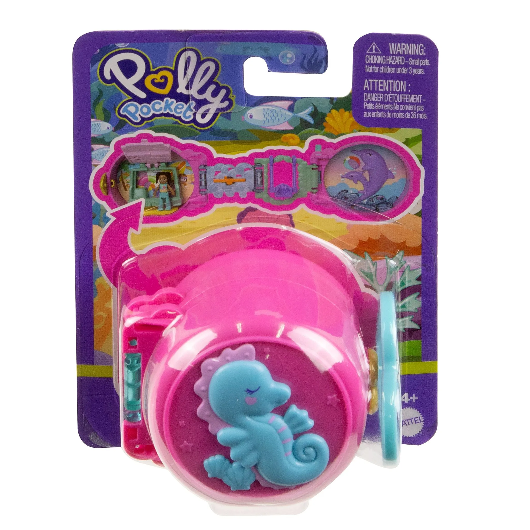 Polly Pocket On The Go Fun - Seahorse