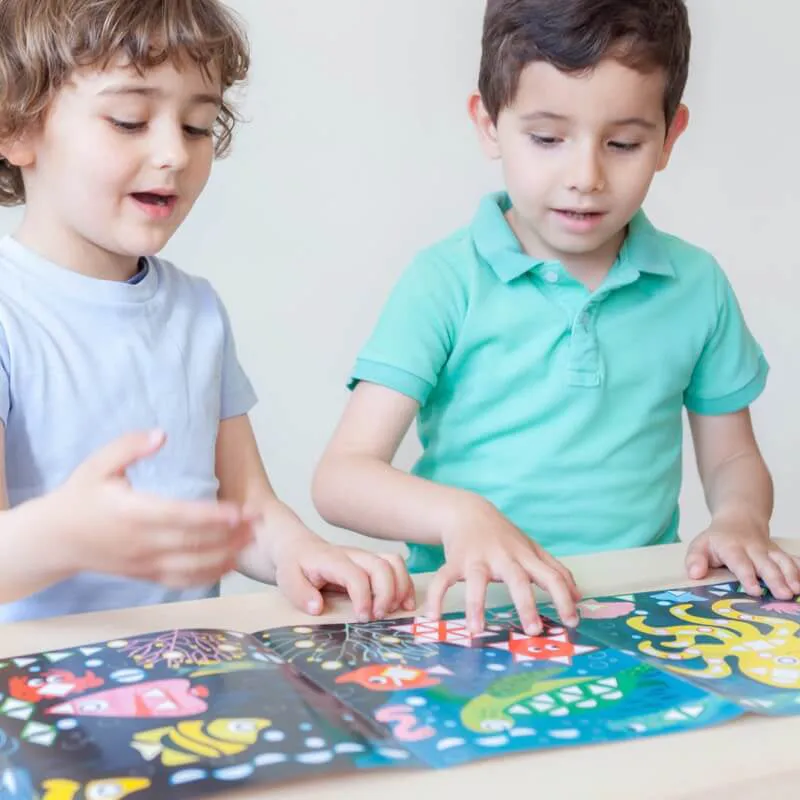 Poppik Panorama Aquarium Educational Poster with 750 Stickers